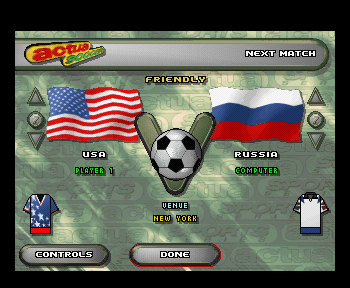 Actua Soccer Screenthot 2